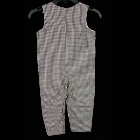 BEANSTALKS ORIGINALS CARTER MONOGRAMMED GINGHAM LONGALL SIZE 18M - Picture 5 of 8